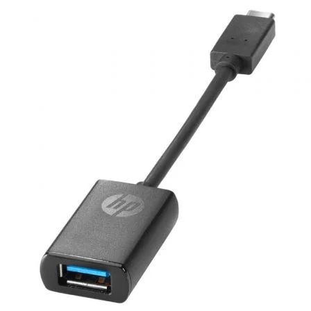 HP Adaptador USB-C a USB 3.0 Negro (N2Z63AA) inevitablemente compatible con Windows y ChromeOS